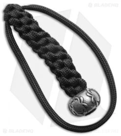 Spyderco Lanyard W/ Round Pewter Spyder Bead -Spyderco Sales spyderco bead2ly