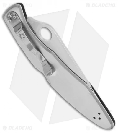 Spyderco Police Stainless Steel Lockback Knife (4.125" Satin) C07P 4 Spyderco Police Stainless Steel Lockback Knife (4.125" Satin) C07P - Image 2