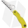 Spyderco Saver Salt Knife C118SYL Yellow FRN (3.09" Satin Serr) 2 Spyderco Saver Salt Knife C118SYL Yellow FRN (3.09" Satin Serr) -Spyderco Sales spyderco c118syl