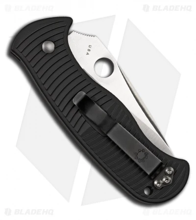 Spyderco Citadel Automatic Knife 83mm (3.25" Satin) C119P 4 Spyderco Citadel Automatic Knife 83mm (3.25" Satin) C119P - Image 2