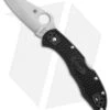 Spyderco Kahr Arms Delica 4 Knife Black FRN (2.5" Bead Blast) C11KAPBK -Spyderco Sales spyderco c11kapbk kahr arms delica