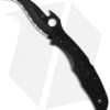 Spyderco Matriarch 2 Knife Emerson Black FRN (3.55" Black Full Serr) C12SBBK2W -Spyderco Sales spyderco c12sbbk2w cm