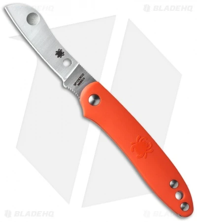 Spyderco Roadie Slip Joint Knife Orange FRN (2.1" Satin) C189POR 3 Spyderco Roadie Slip Joint Knife Orange FRN (2.1" Satin) C189POR