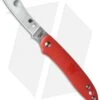Spyderco Roadie Slip Joint Knife Red FRN (2.1" Satin) C189PRD -Spyderco Sales spyderco c189prd cm