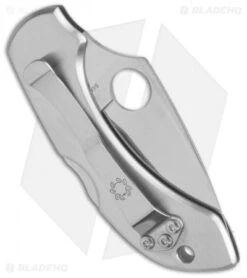 Spyderco Dragonfly Lockback Knife Stainless Steel (2.3" Satin Serr) C28S -Spyderco Sales spyderco c28s side