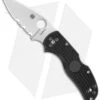 Spyderco Native 5 Lightweight FRN Knife Black (3" Satin Serr CPM-S30V) C41PSBK5 -Spyderco Sales spyderco c41psbk5 cm bhq 30197 jr 1