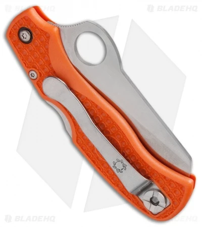 Spyderco Rescue 79 Mm Orange FRN Folding Knife (Satin SER) C45SOR 4 Spyderco Rescue 79 Mm Orange FRN Folding Knife (Satin SER) C45SOR - Image 2