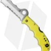 Spyderco Assist Salt H-1 Knife Yellow FRN (3.69" Satin Serr) C79PSYL 2 Spyderco Assist Salt H-1 Knife Yellow FRN (3.69" Satin Serr) C79PSYL -Spyderco Sales spyderco c79psyl cm