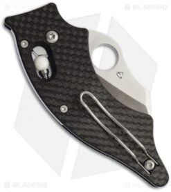 Spyderco Dodo Knife Carbon Fiber Sprint Run (2.06" Satin Plain) C80CFP -Spyderco Sales spyderco c80cfp back