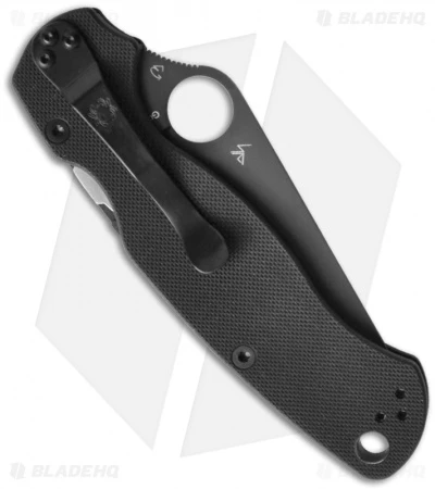 Spyderco Paramilitary 2 Compression Lock Knife G-10 (3.4" Black) C81GPBK2 4 Spyderco Paramilitary 2 Compression Lock Knife G-10 (3.4" Black) C81GPBK2 - Image 2