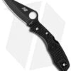 Spyderco Salt I Lightweight Knife Black FRN (3" Black) C88PBBK 2 Spyderco Salt I Lightweight Knife Black FRN (3" Black) C88PBBK -Spyderco Sales spyderco c88pbbk cm