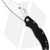 Spyderco Caly 3.5 Black G-10 Folding Knife (3.5" Satin Plain) C144GP