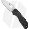 Spyderco Chaparral Carbon Fiber Folding Pocket Knife (2.8" Satin) C152CFP -Spyderco Sales spyderco chaparral cf c152cfp BHQ 9125 jr