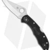 Spyderco Delica 4 Knife Black FRN Folder (2.88" Satin) C11PBK -Spyderco Sales spyderco delica c11pbk bhq 1561 jr