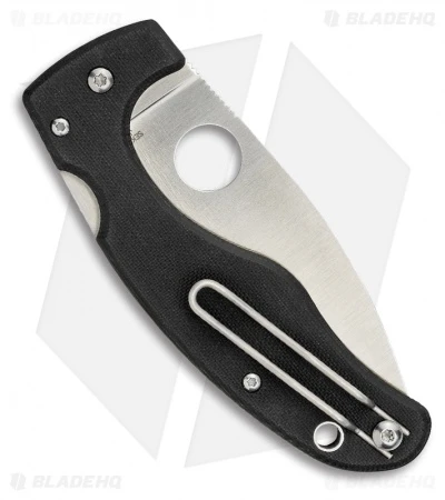 Spyderco Junior G-10 Folding Pocket Knife (Satin Plain) C150GP 4 Spyderco Junior G-10 Folding Pocket Knife (Satin Plain) C150GP - Image 2