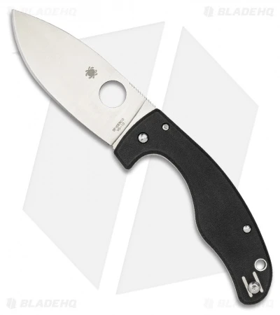 Spyderco Junior G-10 Folding Pocket Knife (Satin Plain) C150GP 3 Spyderco Junior G-10 Folding Pocket Knife (Satin Plain) C150GP