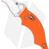 Spyderco Orange Dodo Knife G-10 Sprint Run (2.06" Satin Plain) C80GPOR -Spyderco Sales spyderco dodo orange c80gpor