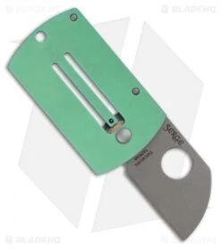 Spyderco Panchenko Dog Tag Folder Slip Joint Knife (1.22" Bead Blast) C188ALTIP -Spyderco Sales spyderco dog tag folder c188altip back open