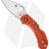 Spyderco Dragonfly 2 Knife Orange FRN (2.25" Satin) C28POR2 -Spyderco Sales spyderco dragonfly 2 orange c28por2 plain