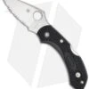 Spyderco Dragonfly 2 Black FRN Folding Knife (2.25" Satin Full Serr) C28SBK2 2 Spyderco Dragonfly 2 Black FRN Folding Knife (2.25" Satin Full Serr) C28SBK2 -Spyderco Sales spyderco dragonfly 2 ser c28sbk2