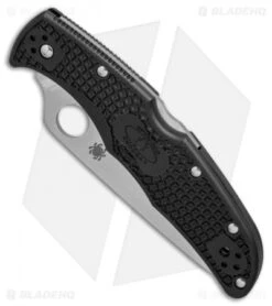 Spyderco Endura 4 Knife Flat Ground Black FRN (3.75" Satin) C10FPBK 7 Spyderco Endura 4 Knife Flat Ground Black FRN (3.75" Satin) C10FPBK -Spyderco Sales spyderco endura 4 black C10FPBK BHQ 11494 er spine