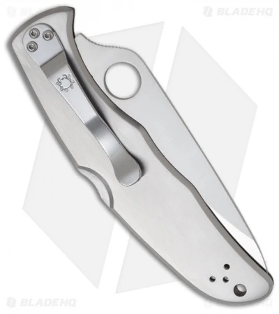 Spyderco Endura 4 Knife Stainless Steel SS Folder (3.875" Satin Serr) C10PS 4 Spyderco Endura 4 Knife Stainless Steel SS Folder (3.875" Satin Serr) C10PS - Image 2