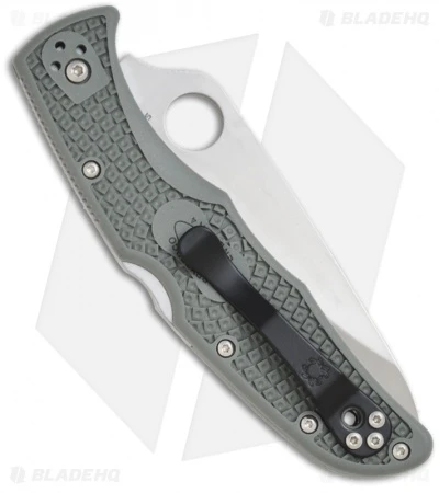 Spyderco Endura 4 Knife Foliage Green FRN (3.75" Satin Serr) C10PSFG 4 Spyderco Endura 4 Knife Foliage Green FRN (3.75" Satin Serr) C10PSFG - Image 2