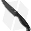 Spyderco Aqua Salt Fixed Blade Dive Knife (4.69" Black) FB23PBBK -Spyderco Sales spyderco fb23pbbk cm