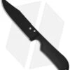 Spyderco Perrin Street Bowie Fixed Blade Knife (5" Black) FB04PBB -Spyderco Sales spyderco fb4pbb fixed black plain