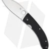 Spyderco Lum Large Chinese Folder Knife Black G-10 (3.75" Satin) C143GP -Spyderco Sales spyderco lum chinese folder lg c143gp