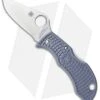 Spyderco ManBug Aogami Super Blue Knife Gray FRN (1.95" Satin) MGYPE -Spyderco Sales spyderco manbug gray super blue mgype