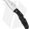 Spyderco Matriarch 2 Knife Black FRN (3.55" Satin Full Serr) C12SBK2 1 Spyderco Matriarch 2 Knife Black FRN (3.55" Satin Full Serr) C12SBK2 -Spyderco Sales spyderco matriarch c12sbk2
