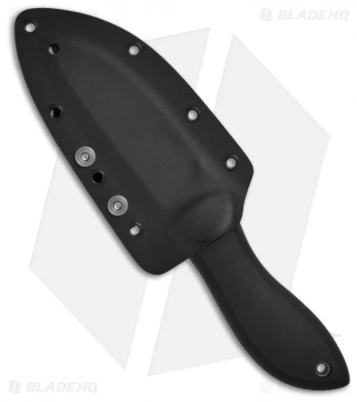 Spyderco Bill Moran Drop Point Fixed Blade Knife (3.88" Black Plain) FB02PBB 4 Spyderco Bill Moran Drop Point Fixed Blade Knife (3.88" Black Plain) FB02PBB - Image 2