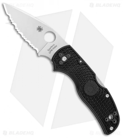 Spyderco Native 5 Lightweight S30V Knife FRN (3" Satin Full Serr) C41SBK5 3 Spyderco Native 5 Lightweight S30V Knife FRN (3" Satin Full Serr) C41SBK5