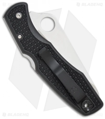 Spyderco Pacific Salt H-1 Knife C91SBK Black FRN (3.81" Satin Serr) 4 Spyderco Pacific Salt H-1 Knife C91SBK Black FRN (3.81" Satin Serr) - Image 2