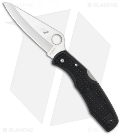 Spyderco Pacific Salt H-1 Knife C91PBK Black FRN (3.81" Satin) 3 Spyderco Pacific Salt H-1 Knife C91PBK Black FRN (3.81" Satin)