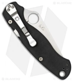 Spyderco Paramilitary 2 Knife G-10 (3.4" Satin Full Serr S30V) C81GS2 -Spyderco Sales spyderco paramilitary 2 c81g back