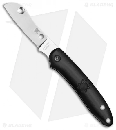 Spyderco Roadie Slip Joint Knife Black FRN (2.1" Satin) C189PBK 3 Spyderco Roadie Slip Joint Knife Black FRN (2.1" Satin) C189PBK