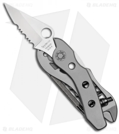 Spyderco SpydeRench Multi Tool W/ Knife (Combo Edge) T01PS 3 Spyderco SpydeRench Multi Tool W/ Knife (Combo Edge) T01PS