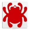Spyderco Bug Mirror Decal (Red) 2 Spyderco Bug Mirror Decal (Red) -Spyderco Sales spyderco sticker decal red stk3 cm