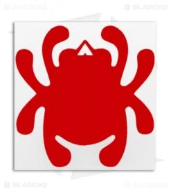 Spyderco Bug Mirror Decal (Red)