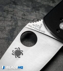 Spyderco Tenacious Folding Knife G-10 (3.375" Satin) C122GP -Spyderco Sales spyderco tenacious blk satin C122GP BHQ 2754 dl