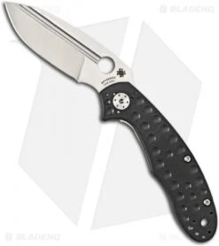 Spyderco Tuff G-10 And Titanium Folding Knife (3.75" Satin Plain) C151GTIP