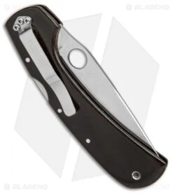 Spyderco Wayne Goddard Lock Back Knife Brown Micarta (3.625" Serr) *LOCK ROCK* 7 Spyderco Wayne Goddard Lock Back Knife Brown Micarta (3.625" Serr) *LOCK ROCK* -Spyderco Sales spyderco wayne goddard brown lock rock BHQ 37234 er side