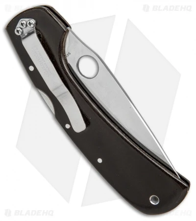 Spyderco Wayne Goddard Lock Back Knife Brown Micarta (3.625" Serr) *LOCK ROCK* 5 Spyderco Wayne Goddard Lock Back Knife Brown Micarta (3.625" Serr) *LOCK ROCK* - Image 3