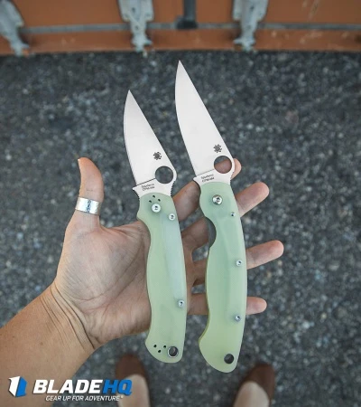 Spyderco M4 Military Knife Natural G-10 (4" Satin) C36GM4P Exclusive 8 Spyderco M4 Military Knife Natural G-10 (4" Satin) C36GM4P Exclusive - Image 6